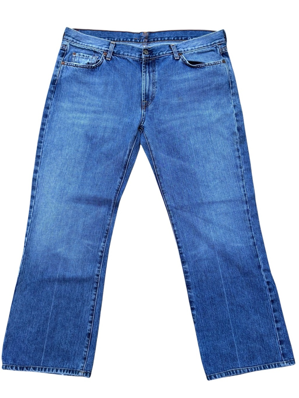 7 for all Mankind Men's Classic Blue Denim Jeans
